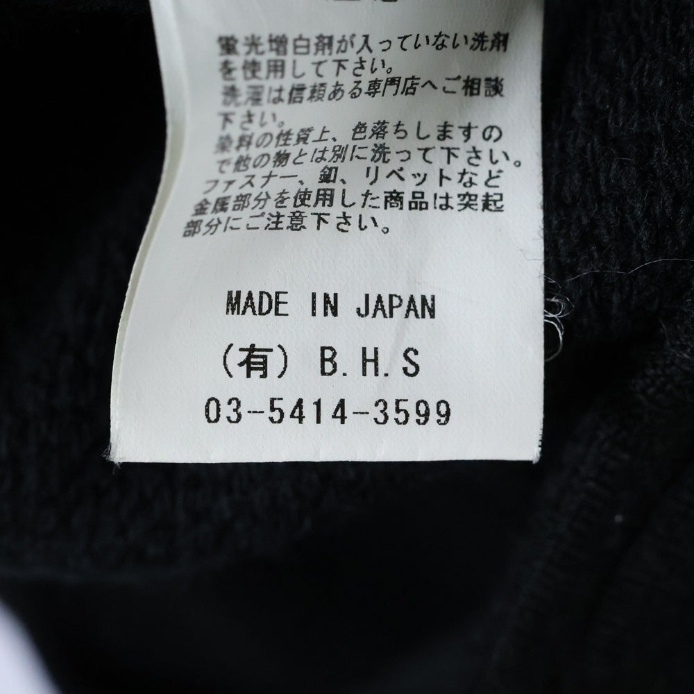 RATS(ラッツ) レザー ウール ジップアップスポーツジャケット ライダース ブラック