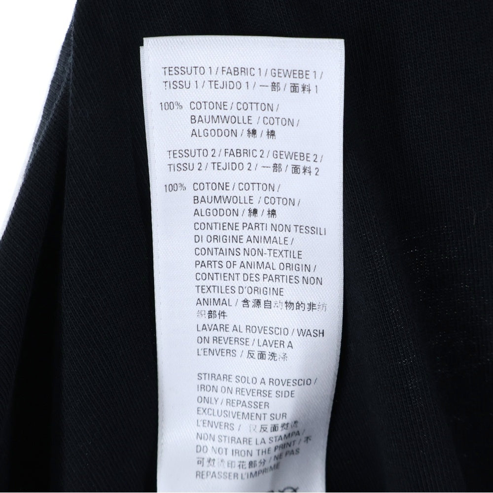 BALENCIAGA(バレンシアガ) Docking Wash Logo Shirt ドッキング ウォッシュロゴ 長袖シャツ ホワイト/ブラック 663058 TKM05
