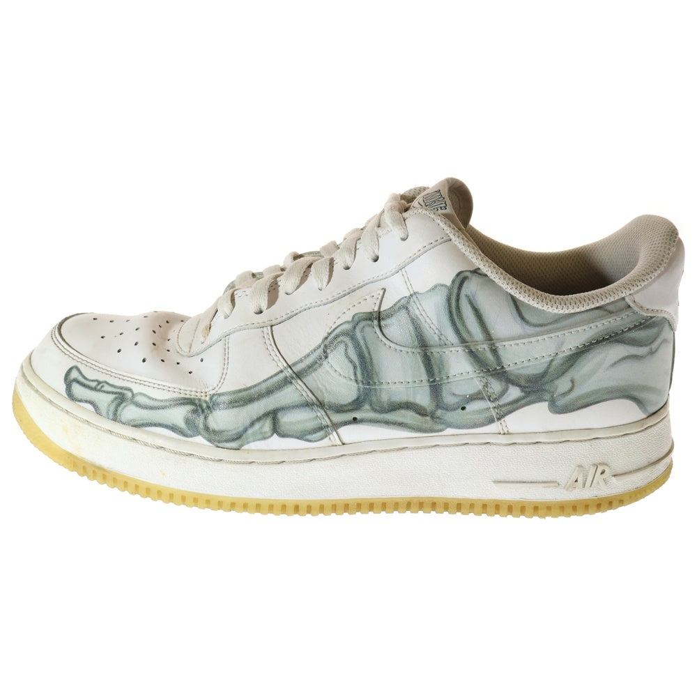 NIKE(ナイキ) AIR FORCE 1 LOW WHITE SKELETON エアフォース1ホワイトスケルトン ローカットスニーカー ホワイト US10.5/28.5cm BQ7541-100