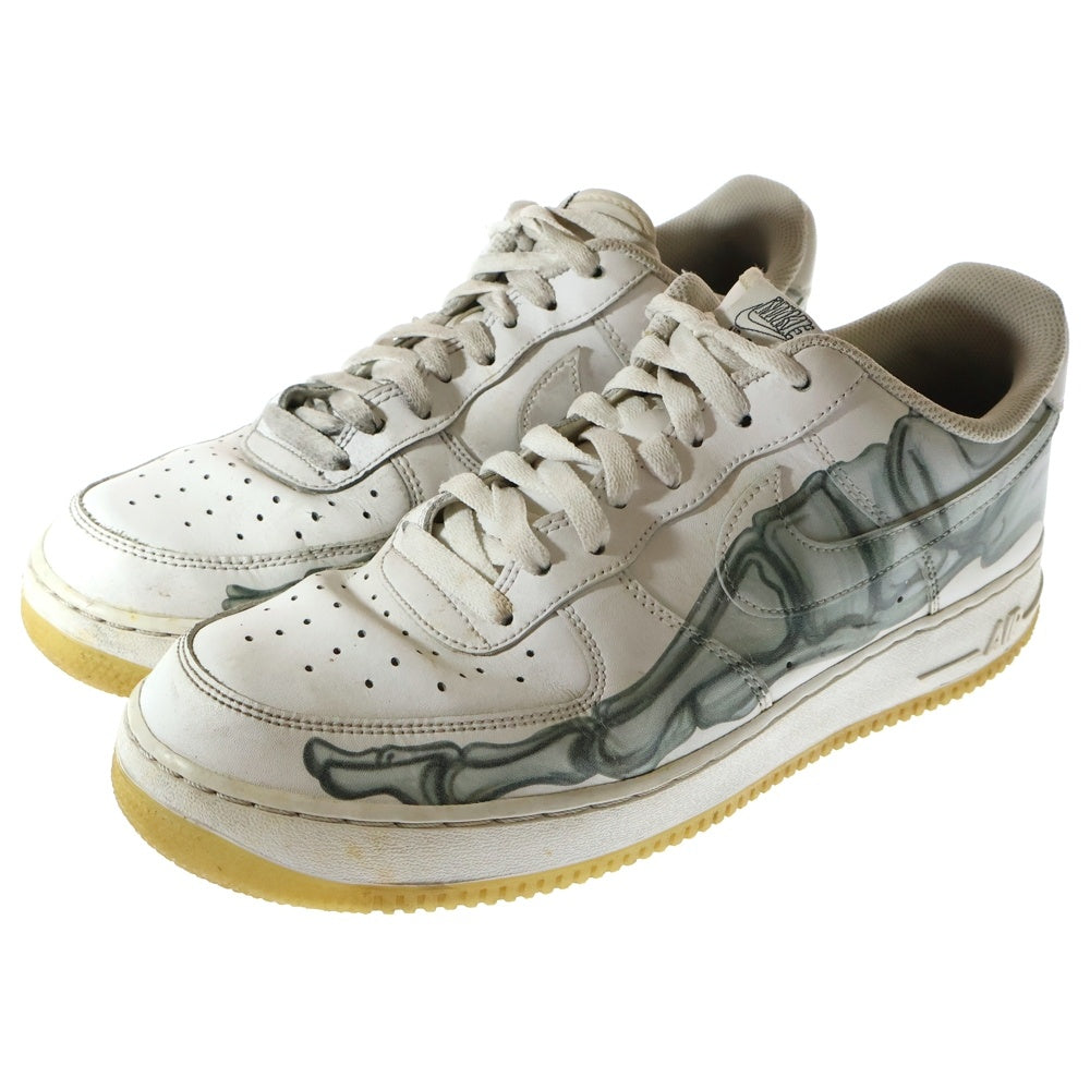 NIKE(ナイキ) AIR FORCE 1 LOW WHITE SKELETON エアフォース1ホワイトスケルトン ローカットスニーカー ホワイト US10.5/28.5cm BQ7541-100