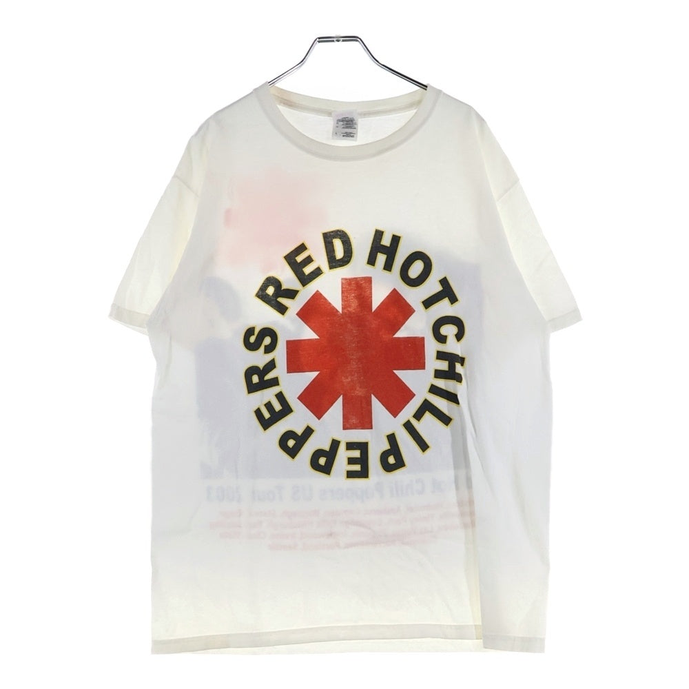 VINTAGE(ヴィンテージ) 90s RED HOT CHILI PEPPERS レッドホットチリペッパーズ バンドT 両面プリント 半袖Tシャツ カットソー ホワイト