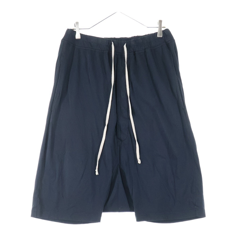 Rick Owens DRKSHDW(リックオウエンス ダークシャドウ) ドローストリング サルエルハーフパンツ ショーツ ブラック DU19S4380-RN