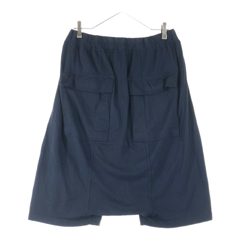 Rick Owens DRKSHDW(リックオウエンス ダークシャドウ) ドローストリング サルエルハーフパンツ ショーツ ブラック DU19S4380-RN