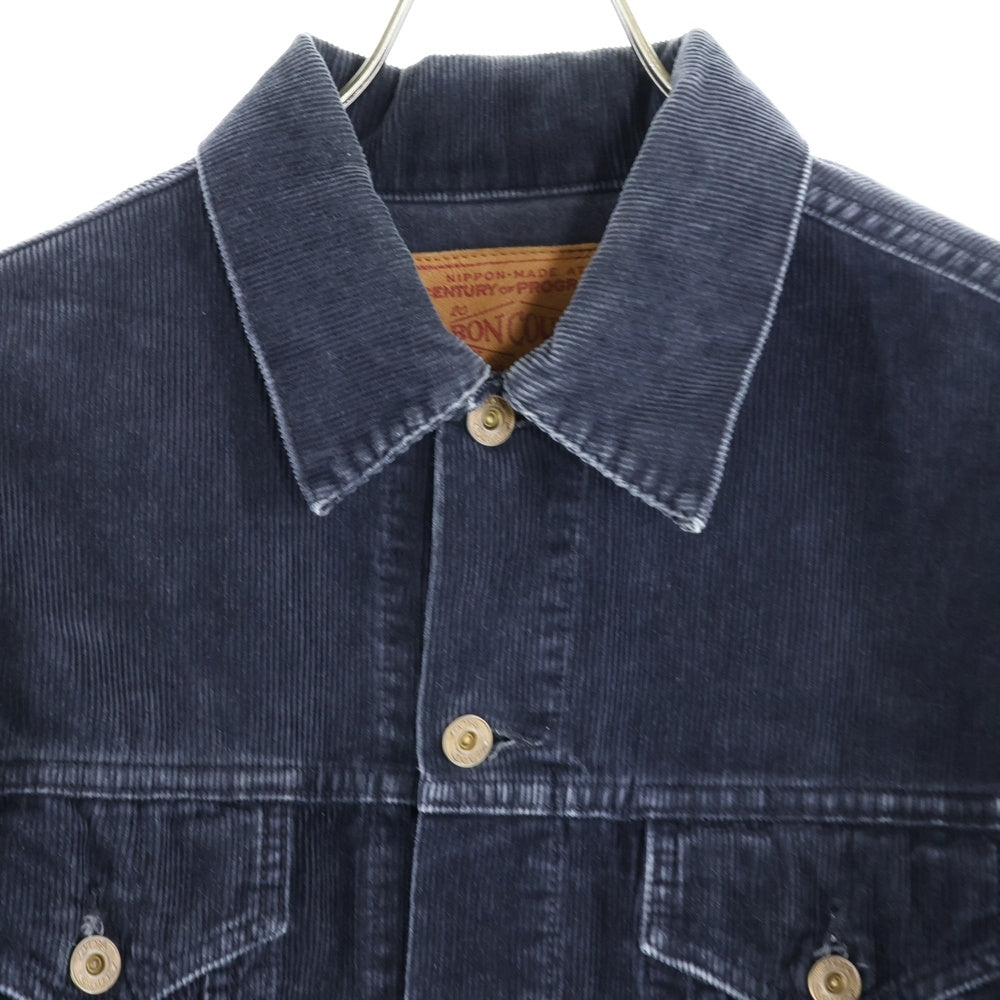 BONCOURA(ボンクラ) CORDUROY 3rd Jacket コーデュロイ トラッカージャケット グレー