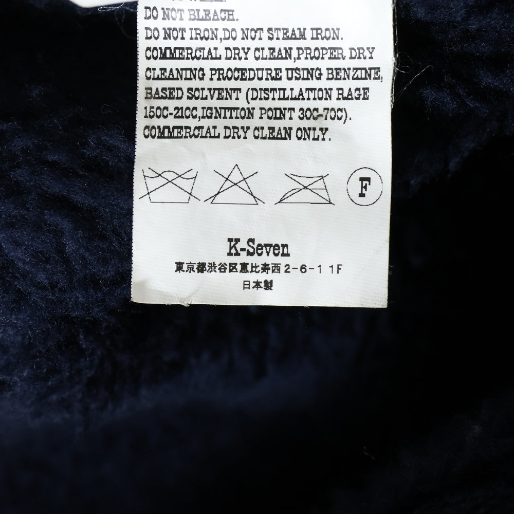 TENDERLOIN(テンダーロイン) コーデュロイ スナップボタン ボアジャケット ネイビー