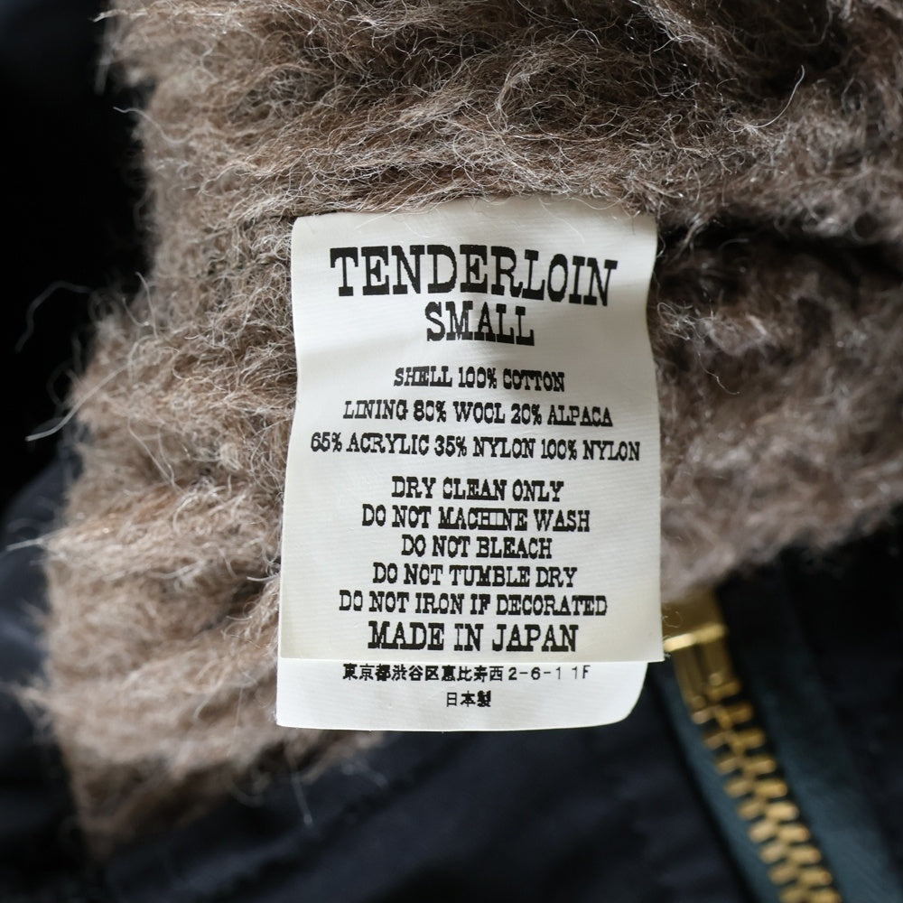 TENDERLOIN(テンダーロイン) ×RATS ラッツ ジップアップ MA-1 ボンバージャケット ブルゾン ブラック