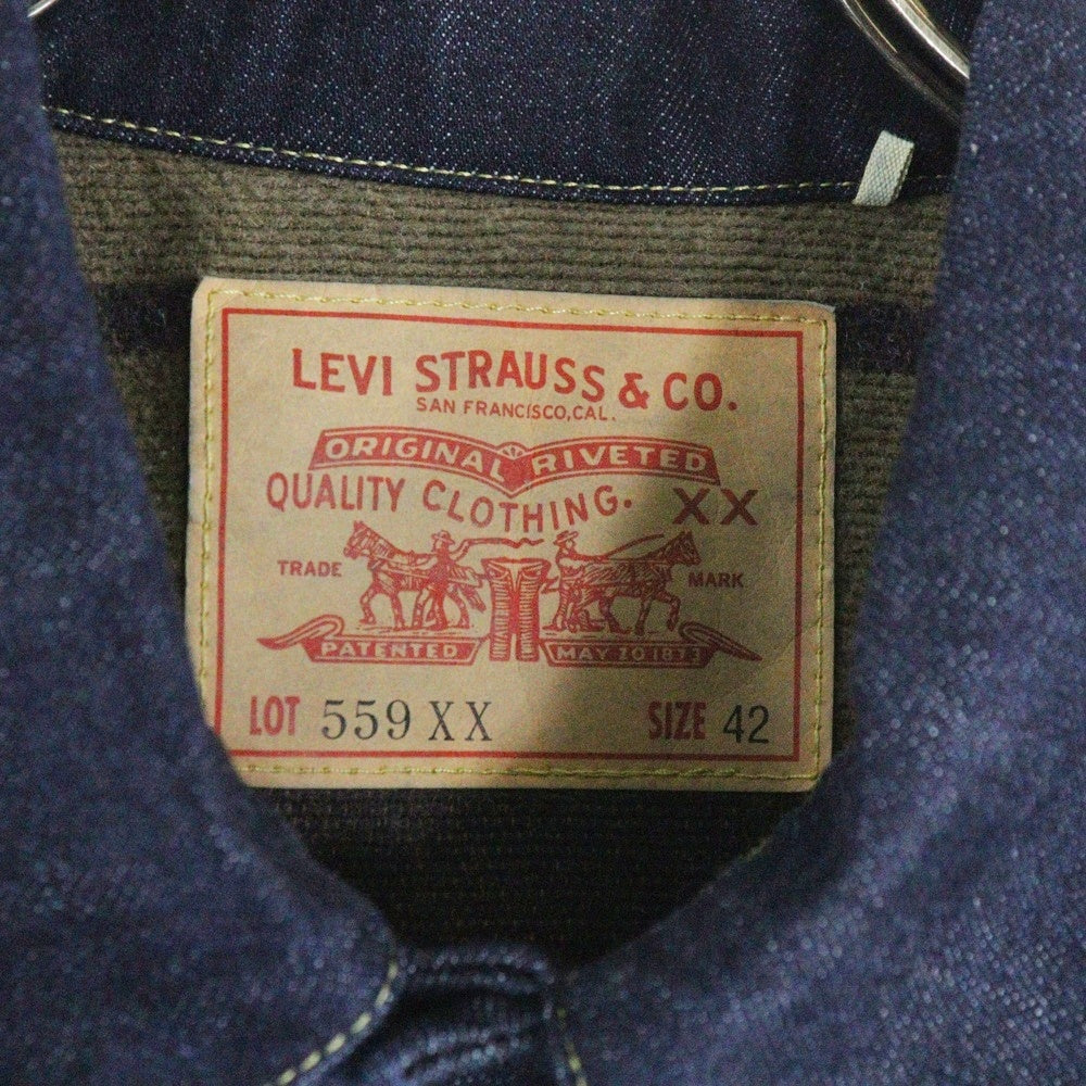 Levi's VINTAGE CLOTHING(リーバイス ビンテージ クロージング) 60s 復刻 559XX ブランケット付き 3rdタイプトラッカージャケット インディゴ
