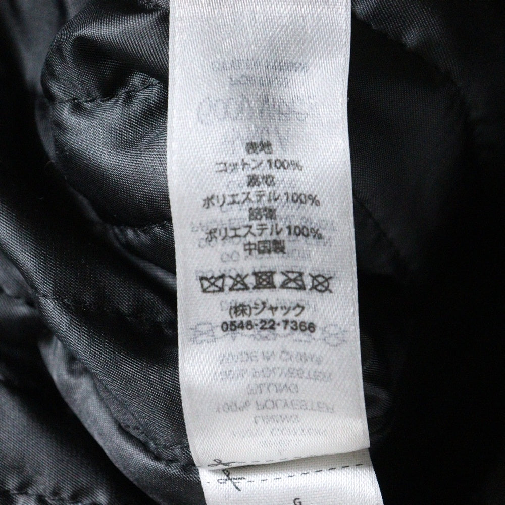 STUSSY(ステューシー) 25AW WAXED COTTON WORK JACKET ワックスド コットン フード ワークジャケット ブラック