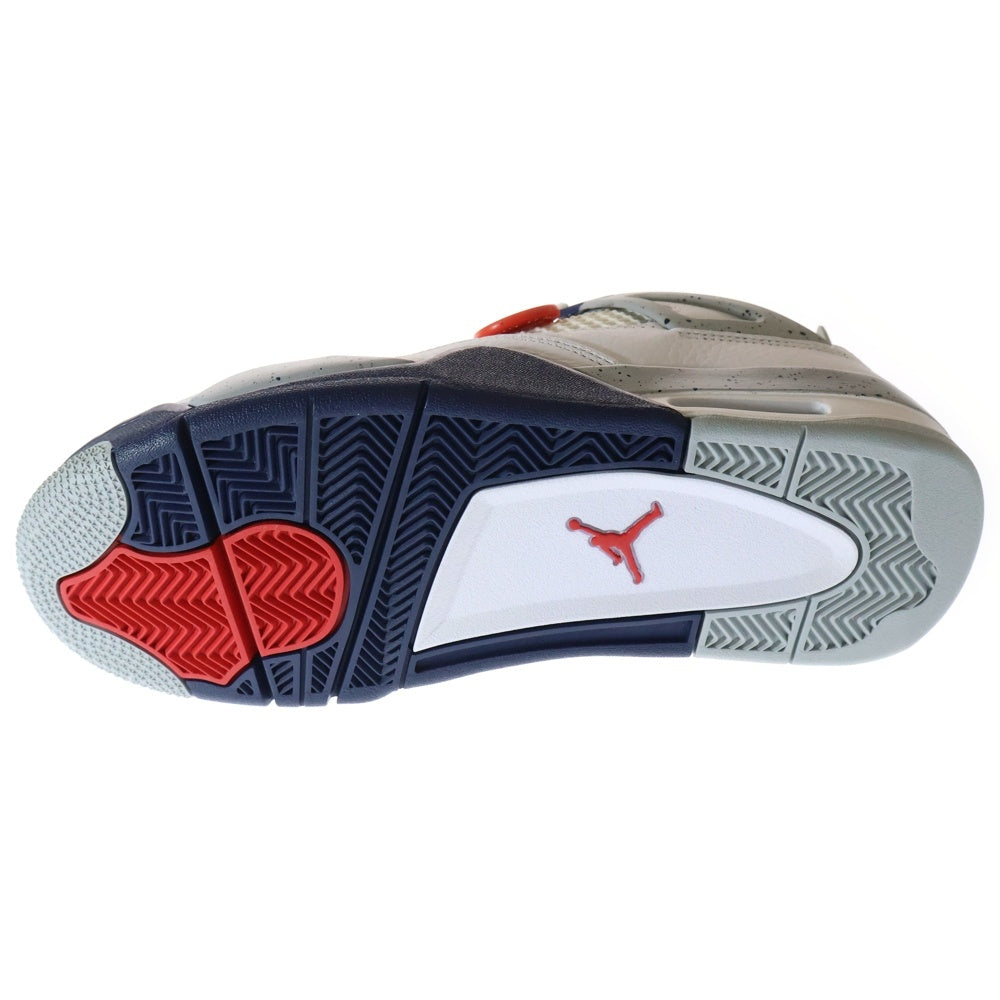 NIKE(ナイキ) AIR JORDAN 4 RETRO エア ジョーダン 4 レトロ ハイカットスニーカー ホワイト/ブルー US8.5/26.5cm DH6927-140