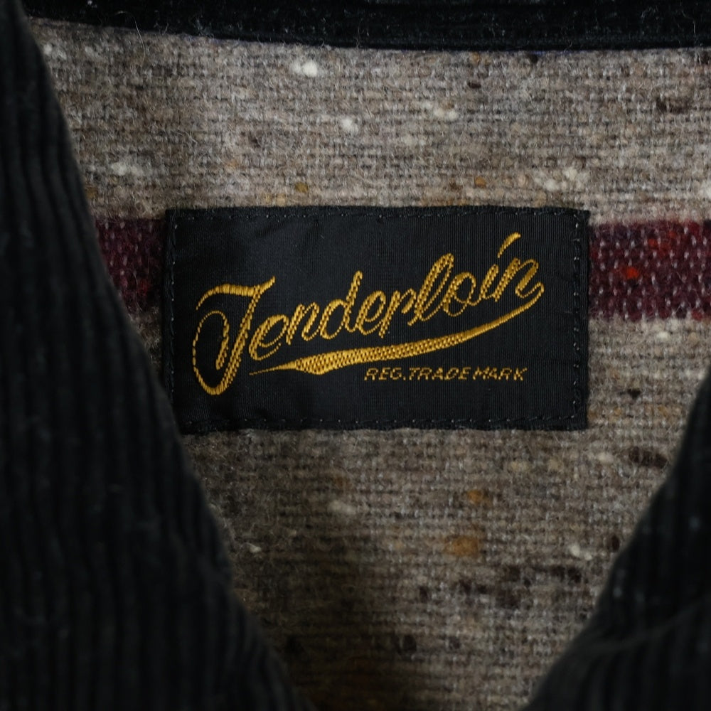 TENDERLOIN(テンダーロイン) ジップアップ ブランケット付き ワークジャケット パープル