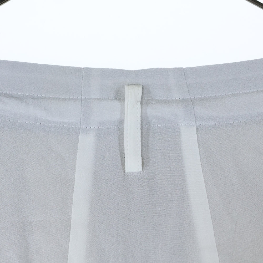 Yohji Yamamoto POUR HOMME(ヨウジヤマモト プールオム) 12M SILK DESIN SARROUEL PANTS シルクサルエル スラックスパンツ ホワイト HP-P39-537