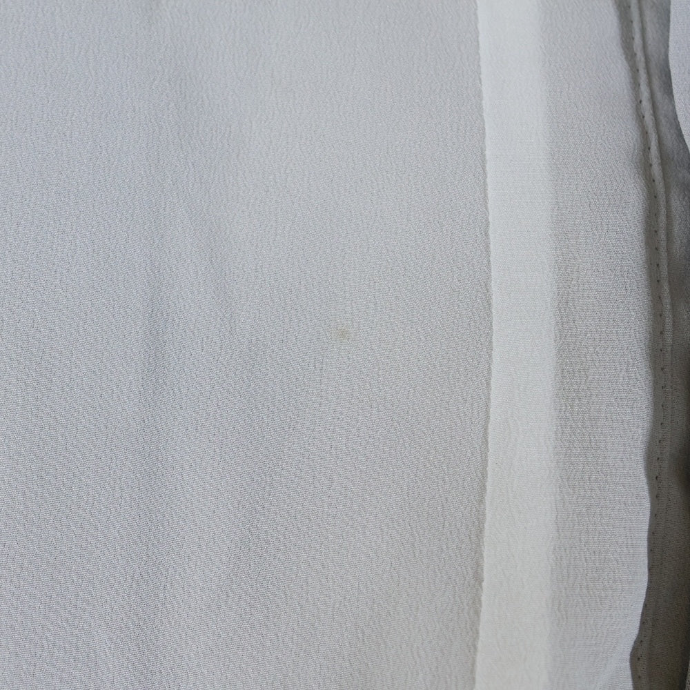 Yohji Yamamoto POUR HOMME(ヨウジヤマモト プールオム) 12M SILK DESIN SARROUEL PANTS シルクサルエル スラックスパンツ ホワイト HP-P39-537