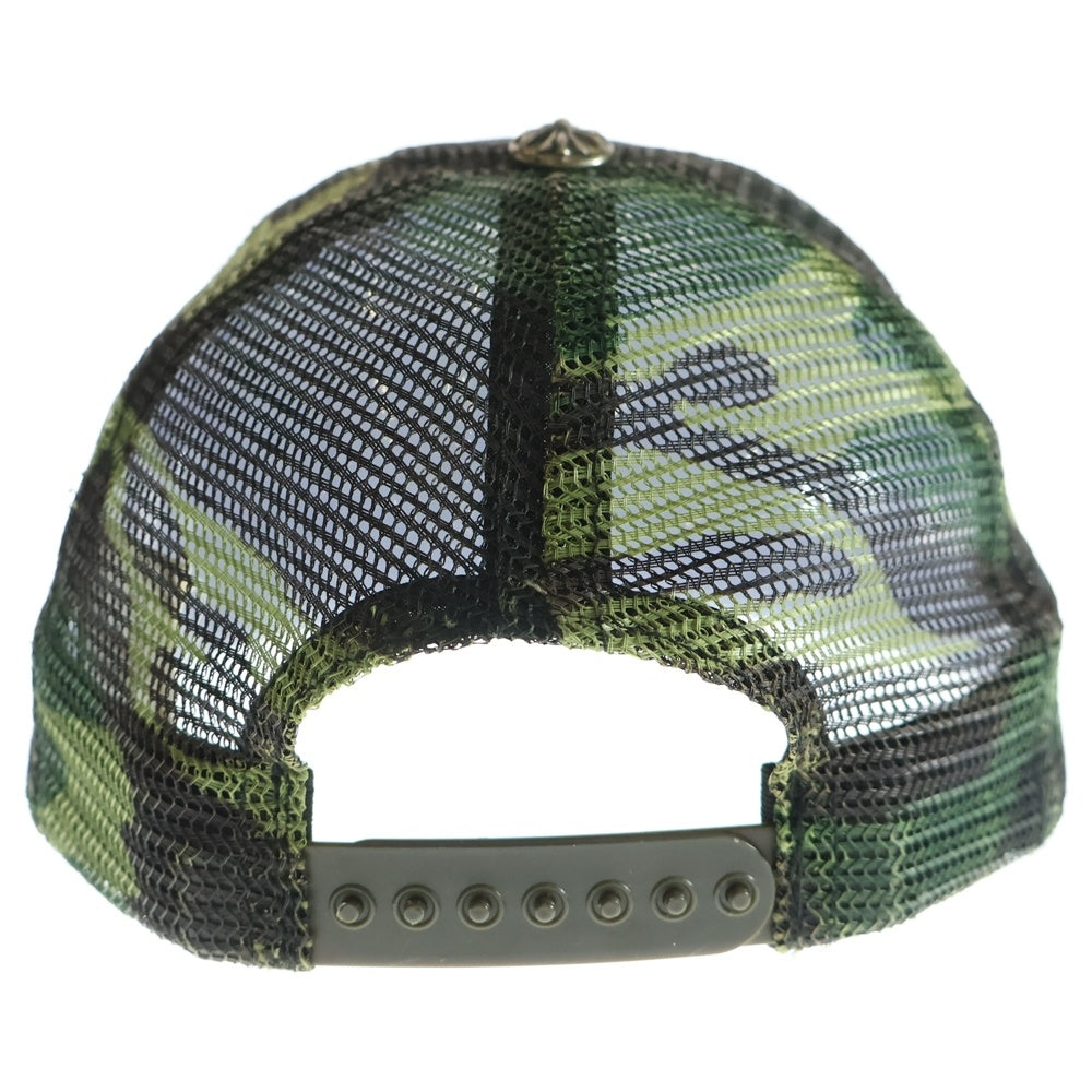 CHROME HEARTS(クロムハーツ) TRUCKER CAP トラッカーキャップ クロスボール付メッシュキャップ カモフラ柄 帽子 迷彩 カーキ