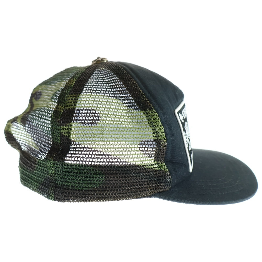 CHROME HEARTS(クロムハーツ) TRUCKER CAP トラッカーキャップ クロスボール付メッシュキャップ カモフラ柄 帽子 迷彩 カーキ