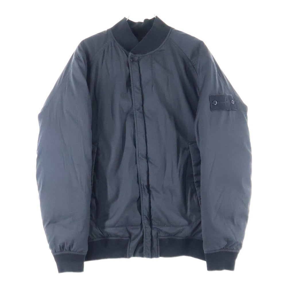 STONE ISLAND(ストーンアイランド) Ghost Down Bomber Jacket ゴーストボンバーダウンジャケット ジップアップ中綿MA-1 ブルゾン 7315439F2 ブラック