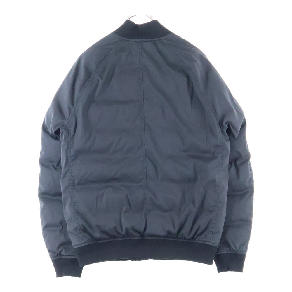 STONE ISLAND(ストーンアイランド) Ghost Down Bomber Jacket ゴーストボンバーダウンジャケット ジップアップ中綿MA-1 ブルゾン 7315439F2 ブラック