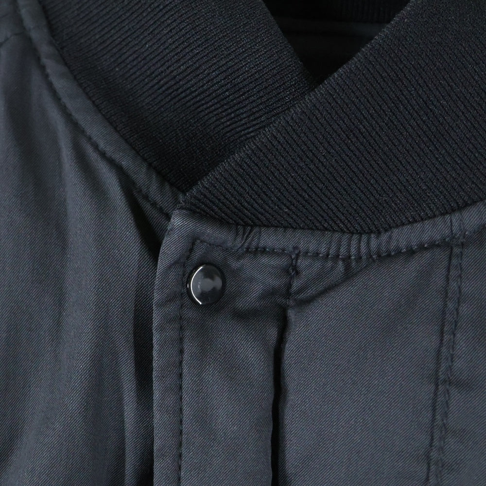 STONE ISLAND(ストーンアイランド) Ghost Down Bomber Jacket ゴーストボンバーダウンジャケット ジップアップ中綿MA-1 ブルゾン 7315439F2 ブラック