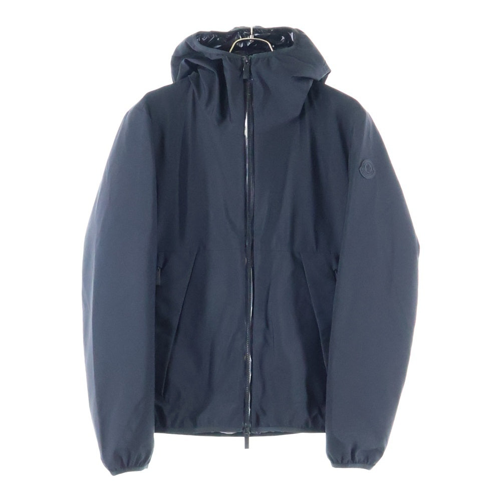 MONCLER(モンクレール) MAYON GIUBBOTTO マヨンジュボット ラバーロゴジップアップナイロンダウンジャケット H20911A00117 539DK ブラック