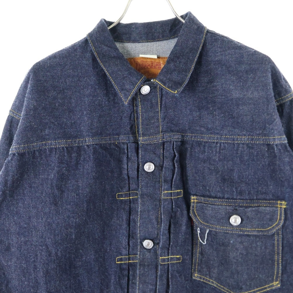 NO BRAND(ノーブランド) ONEPIECE OF ROCK DAPPERS 別注 S406XXX Tバック デニムジャケット インディゴ
