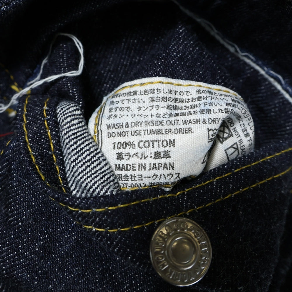 NO BRAND(ノーブランド) ONEPIECE OF ROCK DAPPERS 別注 S406XXX Tバック デニムジャケット インディゴ