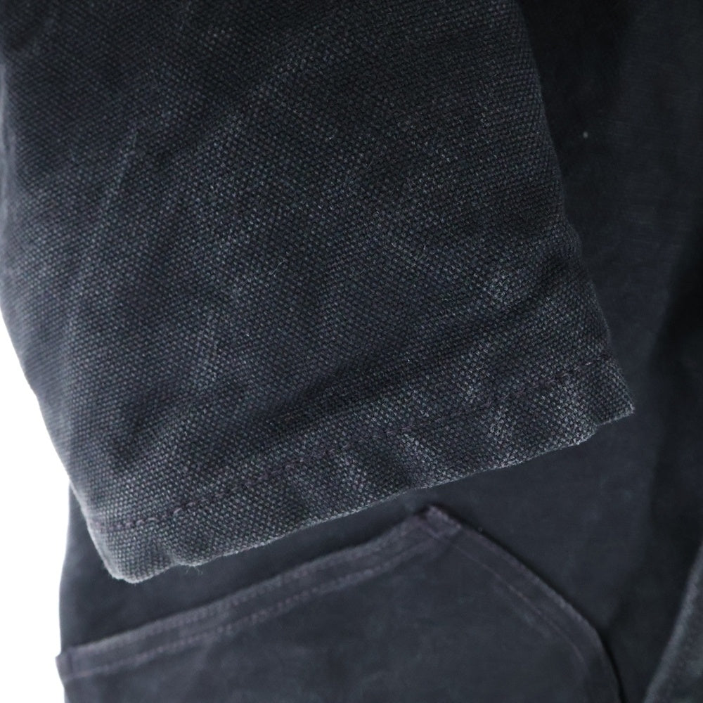 NO BRAND(ノーブランド) ONEPIECE OF ROCK ジップアップ ブランケット デッキジャケット ブラック
