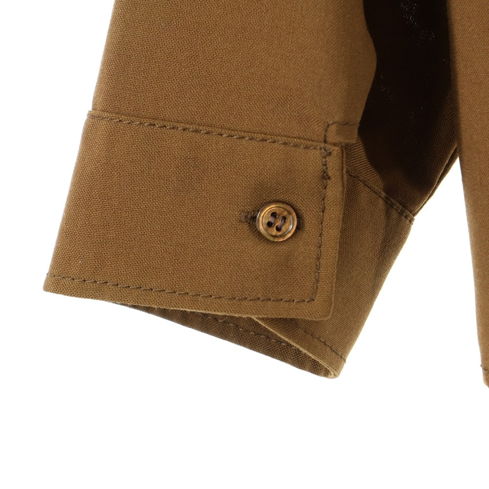 MARNI(マルニ) 21SS トロピカル ウール 長袖シャツ ブラウン
