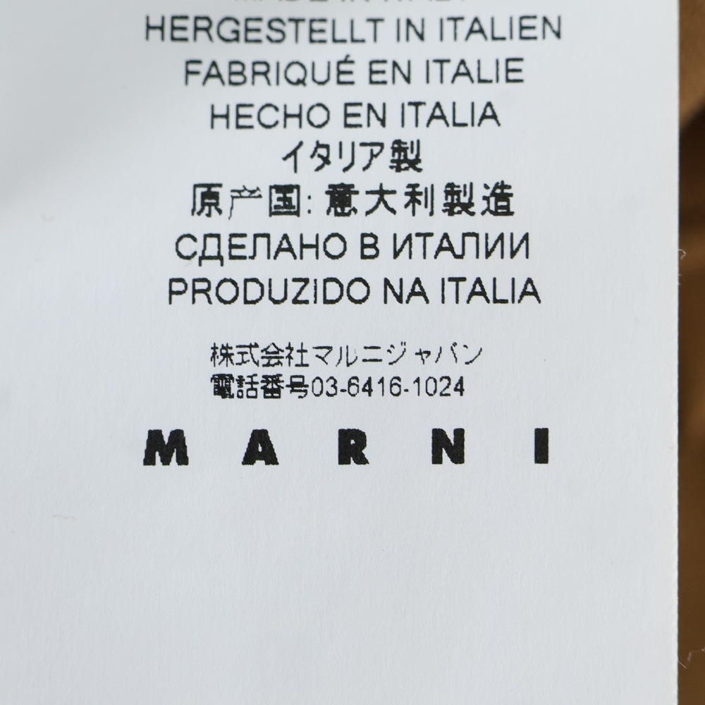 MARNI(マルニ) 21SS トロピカル ウール 長袖シャツ ブラウン