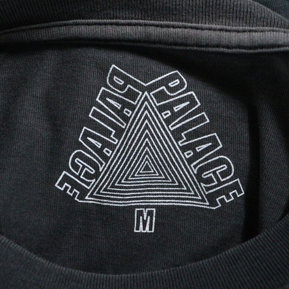 Palace Skateboards(パレススケートボーズ) P-FLEX T-SHIRT フロントプリント 半袖Tシャツ カットソー ブラック