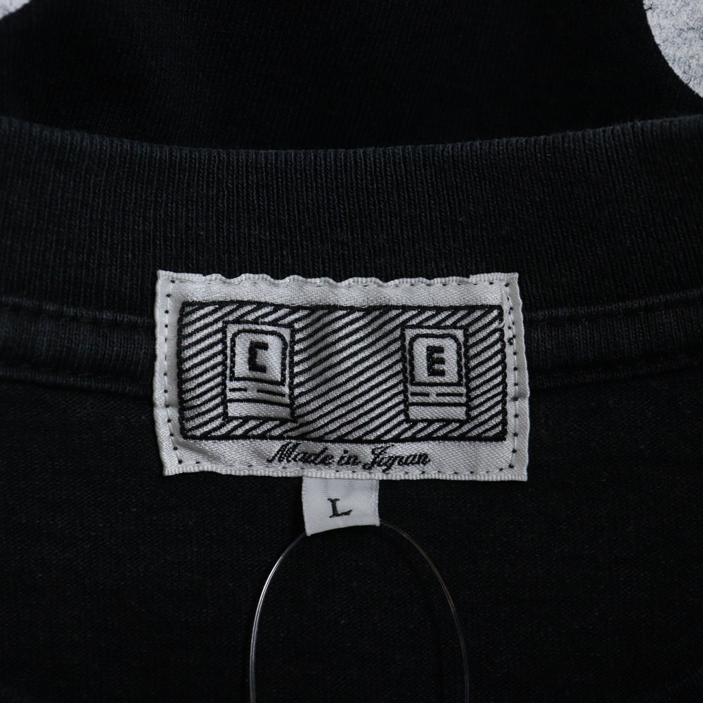 c.e cav empt(シーイー) 両面プリント 半袖Tシャツ カットソー ブラック