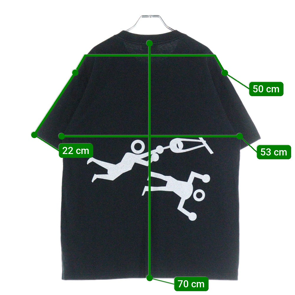 c.e cav empt(シーイー) 両面プリント 半袖Tシャツ カットソー ブラック