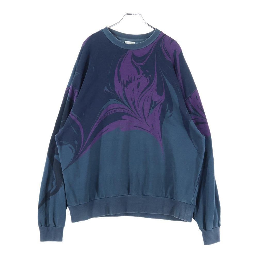 DRIES VAN NOTEN(ドリスヴァンノッテン) 18AW マーブル柄 スウェット ダークグリーン