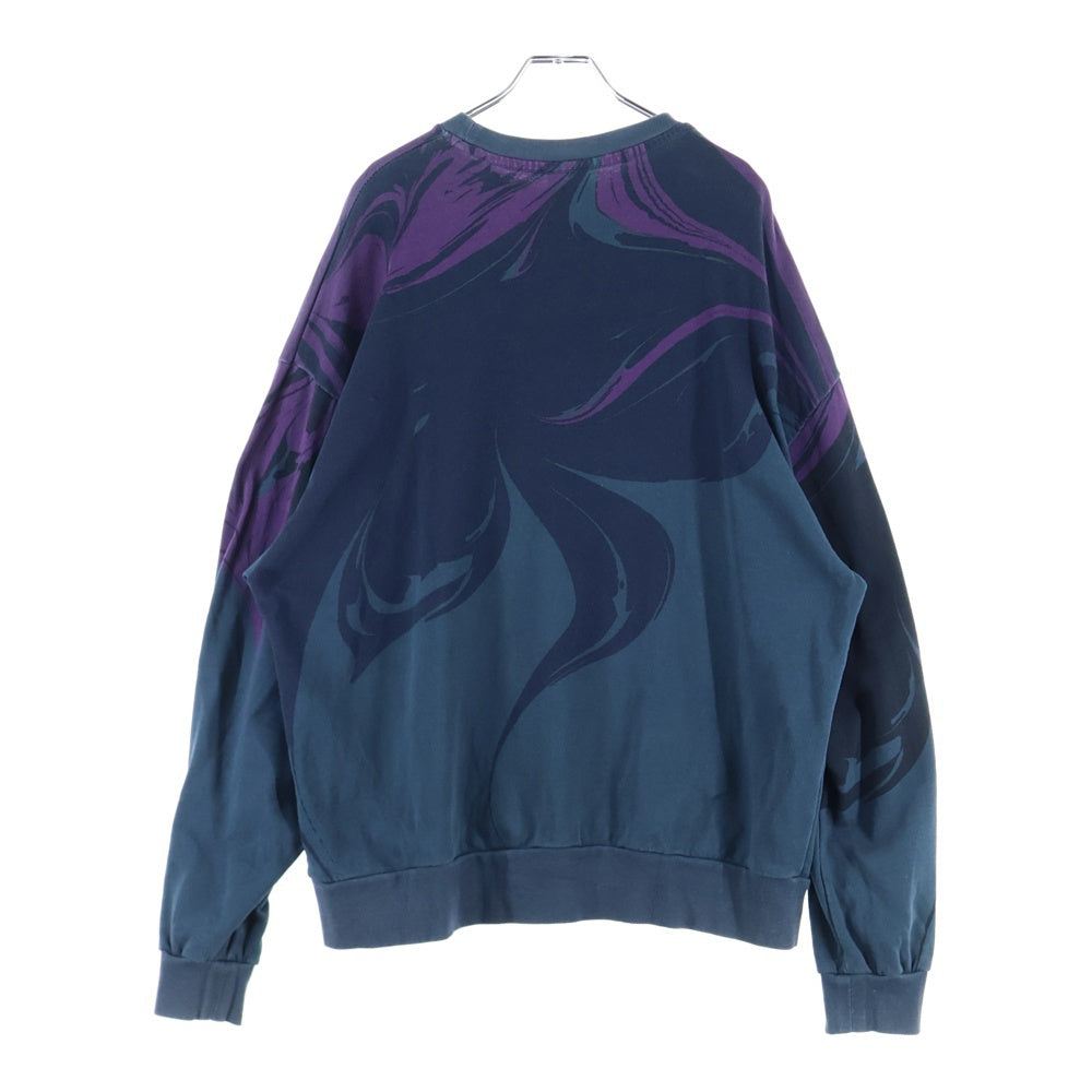 DRIES VAN NOTEN(ドリスヴァンノッテン) 18AW マーブル柄 スウェット ダークグリーン