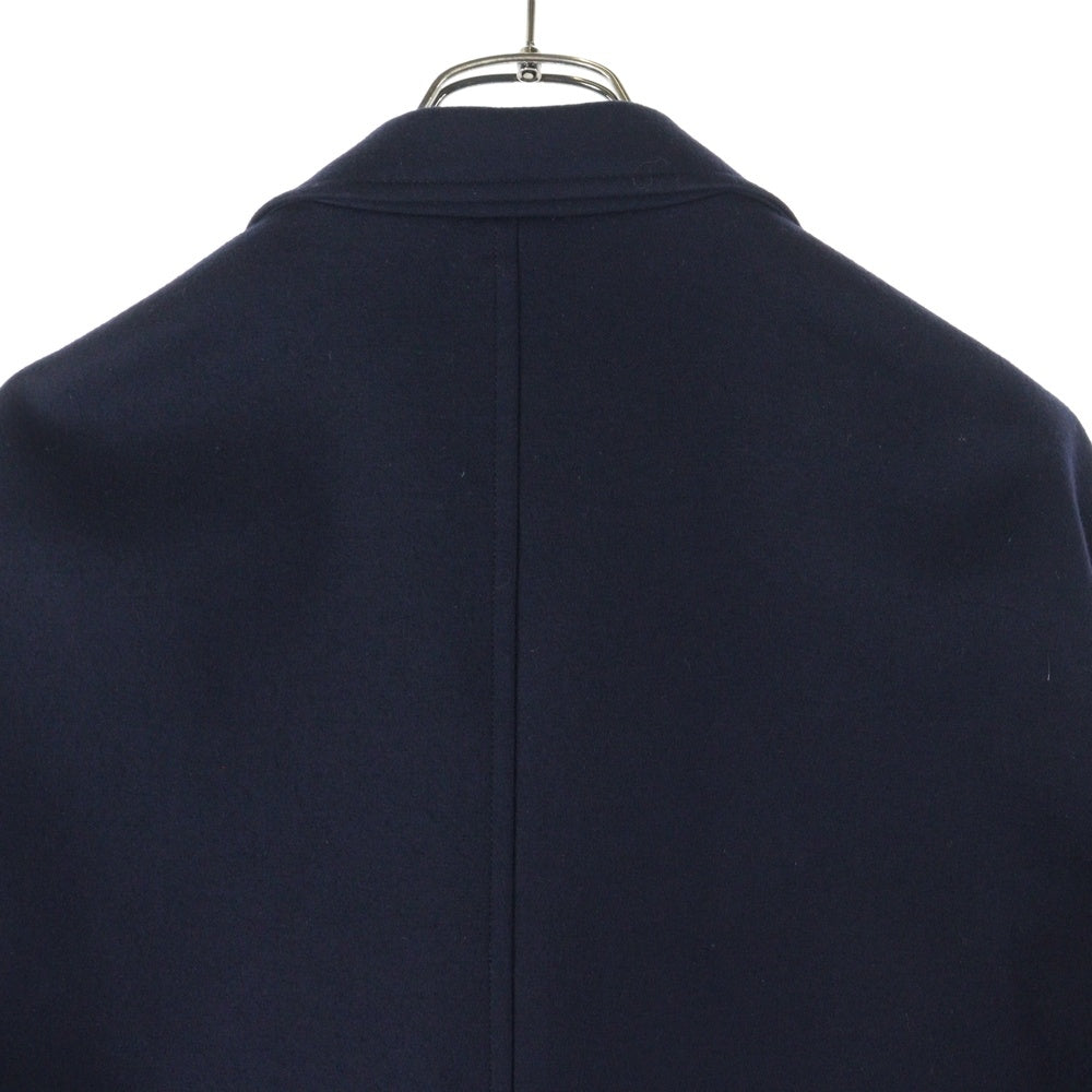 AURALEE(オーラリー) 18AW Light Melton Over Coat ウール ロング ジャケット コート ネイビー