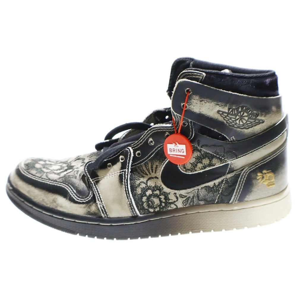 NIKE(ナイキ) Air Jordan 1 High Zoom CMFT 2 Dia De Muertos CMFT 2 ディア デ ムエルトス ハイカットスニーカー シューズ FQ8155-010 ブラック US11/29cm