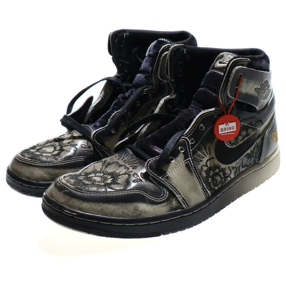 NIKE(ナイキ) Air Jordan 1 High Zoom CMFT 2 Dia De Muertos CMFT 2 ディア デ ムエルトス ハイカットスニーカー シューズ FQ8155-010 ブラック US11/29cm
