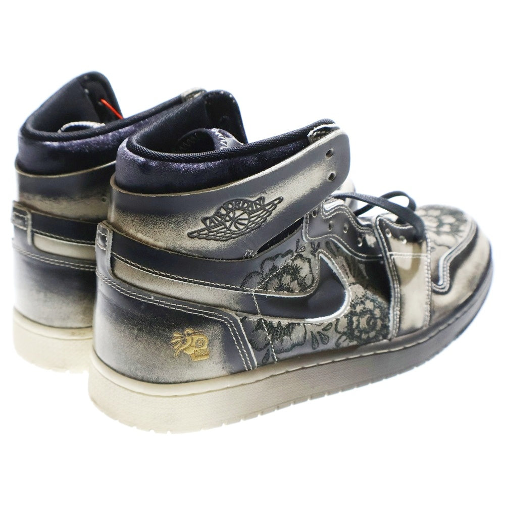 NIKE(ナイキ) Air Jordan 1 High Zoom CMFT 2 Dia De Muertos CMFT 2 ディア デ ムエルトス ハイカットスニーカー シューズ FQ8155-010 ブラック US11/29cm