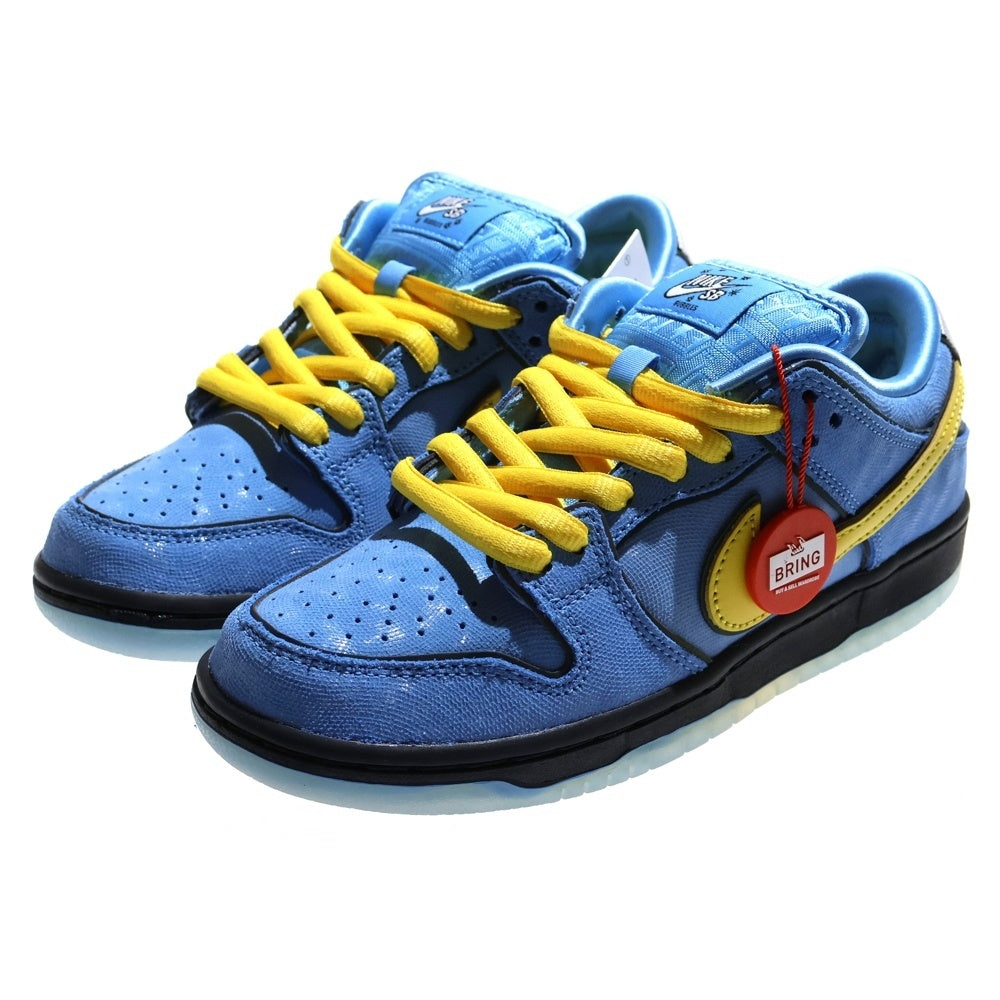 NIKE SB(ナイキエスビー) ×The Powerpuff Girls Dunk Low Pro QS Bubbles FZ8320-400 パワーパフガールズ ダンクロー プロ QS バブルス ローカットスニーカー US4/23.0cm レディース