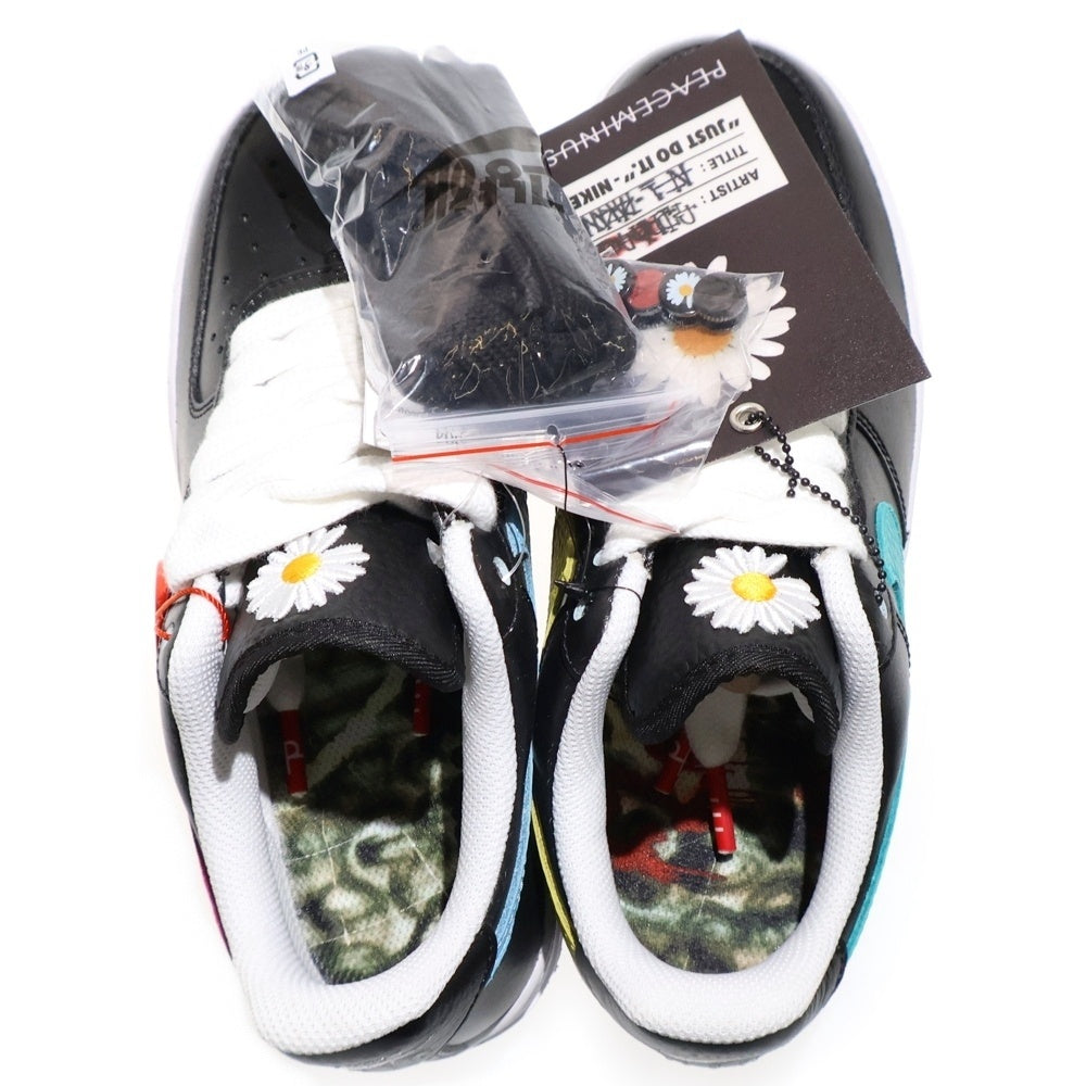NIKE(ナイキ) ×PEACEMINUSONE AIR FORCE 1 3.0 G-DRAGON AQ3692-004 ピースマイナスワン エアフォース 1 パラノイズ ローカットスニーカー シューズ US4/23.0cm ブラック レディース