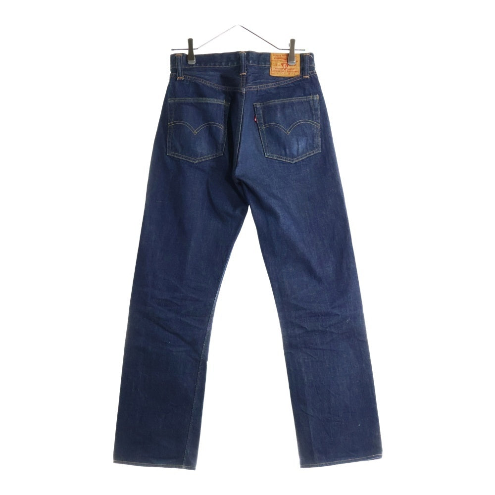 NO BRAND(ノーブランド) ONE PIECE OF ROCK ワンピースオブロック 409XX 初期革パッチ ボタンフライ ストレートデニムパンツ インディゴ