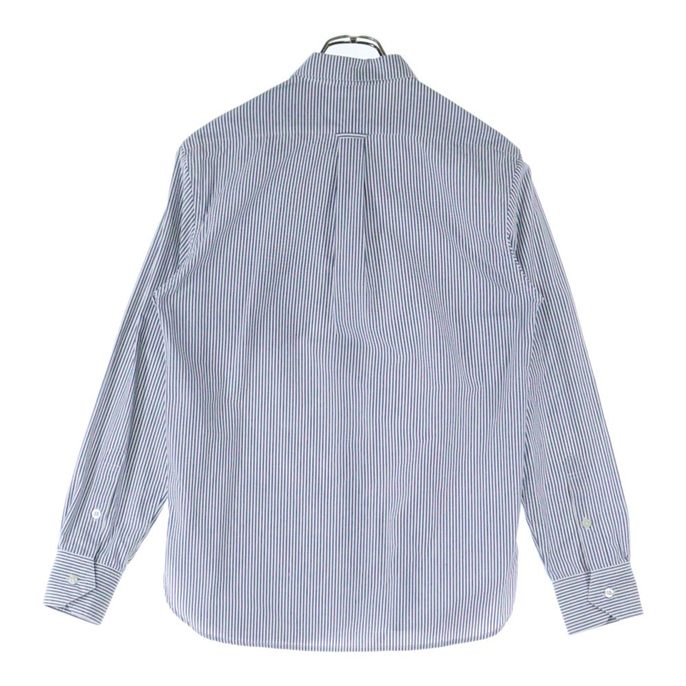 WTAPS(ダブルタップス) 14SS TRAD L/S SHIRTS COPO SEERSUCKER STRIPE 141LTDT-SHM02 ストライプ柄 長袖シャツ ホワイト/ブルー