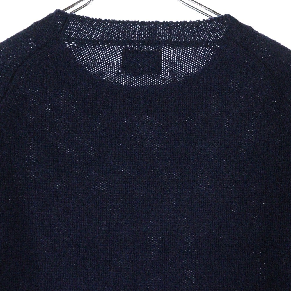 WTAPS(ダブルタップス) 13AW DECKCREW-C WOOL SWEATER 132MADT-KNM01 ウールニット スウェット ネイビー