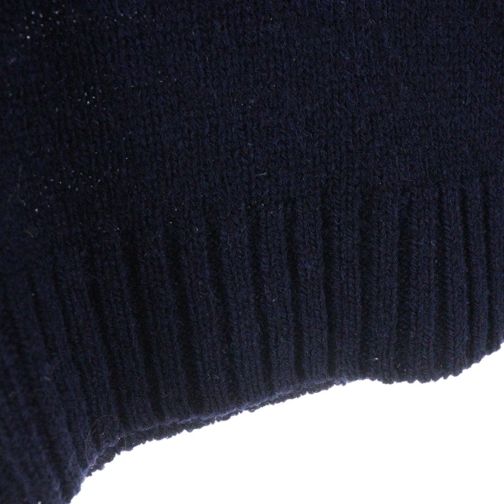 WTAPS(ダブルタップス) 13AW DECKCREW-C WOOL SWEATER 132MADT-KNM01 ウールニット スウェット ネイビー
