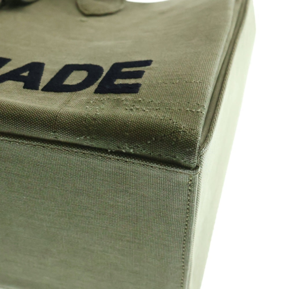 READY MADE(レディメイド) SHOPPING BAG ショッピングバッグ ヴィンテージコットン ハンドバッグ カーキ
