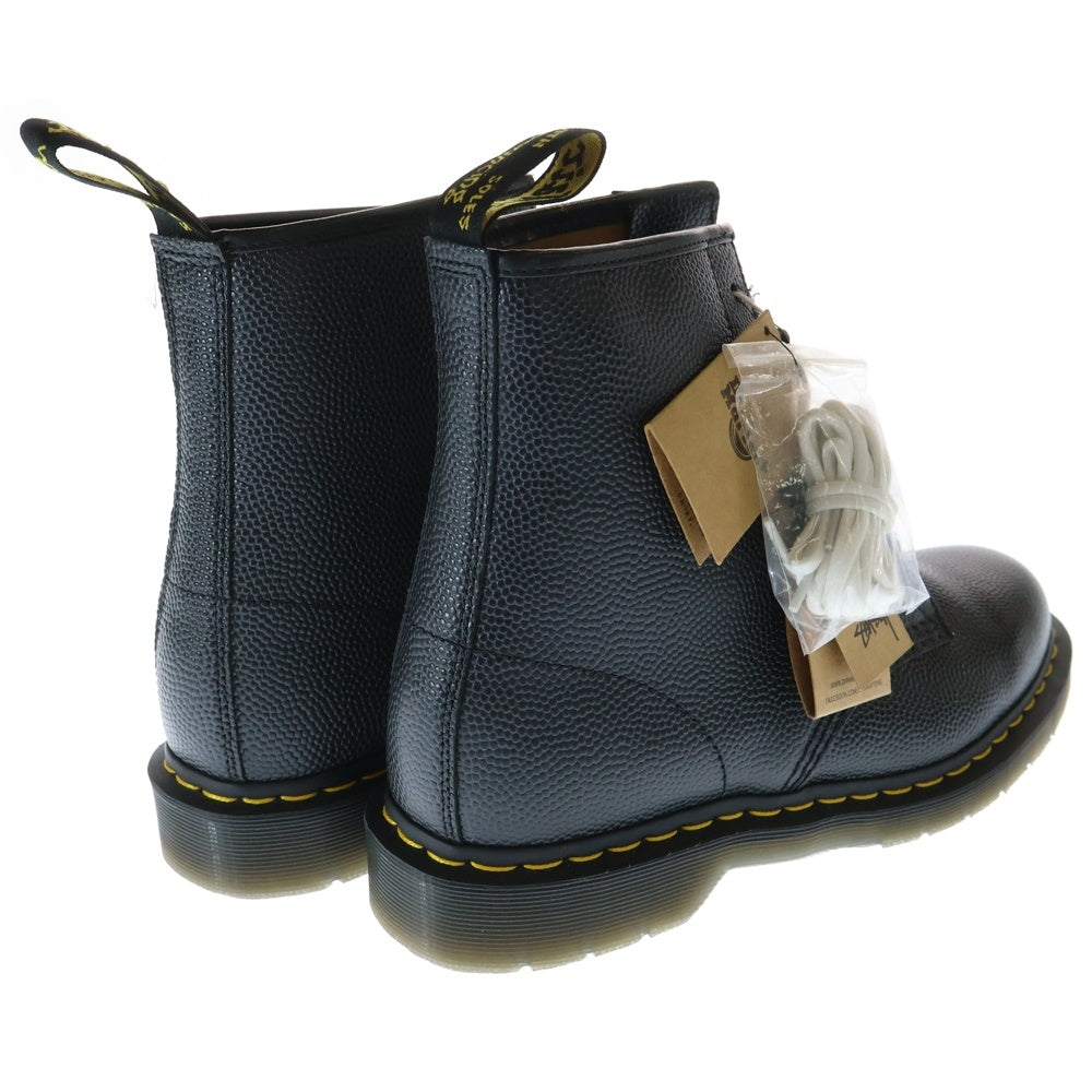 Dr.Martens(ドクターマーチン) ×STUSSY ステューシー 8ホール レザーブーツ ブラック 43