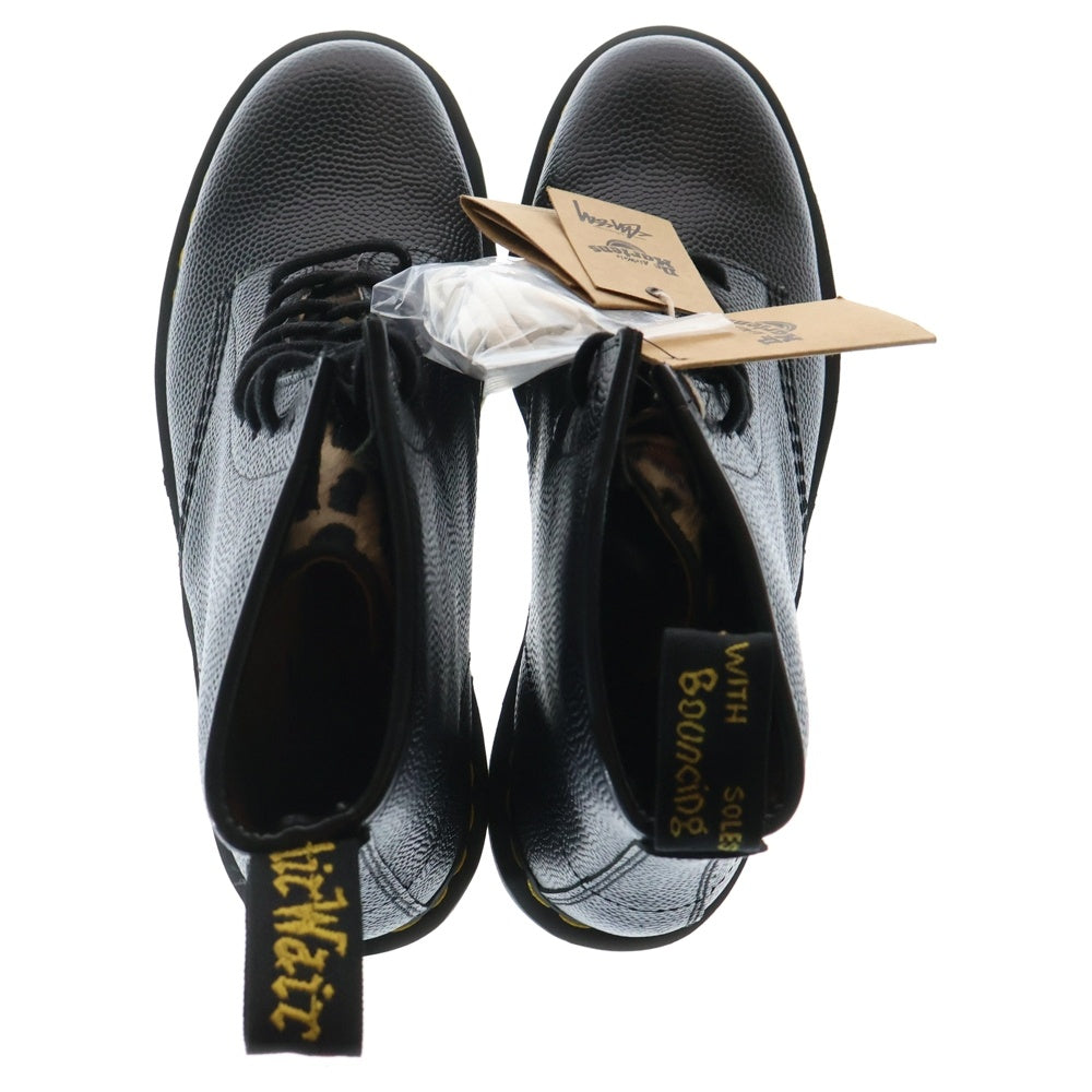 Dr.Martens(ドクターマーチン) ×STUSSY ステューシー 8ホール レザーブーツ ブラック 43