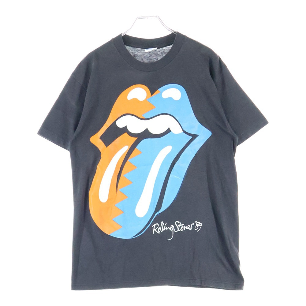 VINTAGE(ヴィンテージ) 80S VINTAGE ROLLING STONES NORTH AMERICAN TOUR プリント 半袖Tシャツ カットソー ブラック