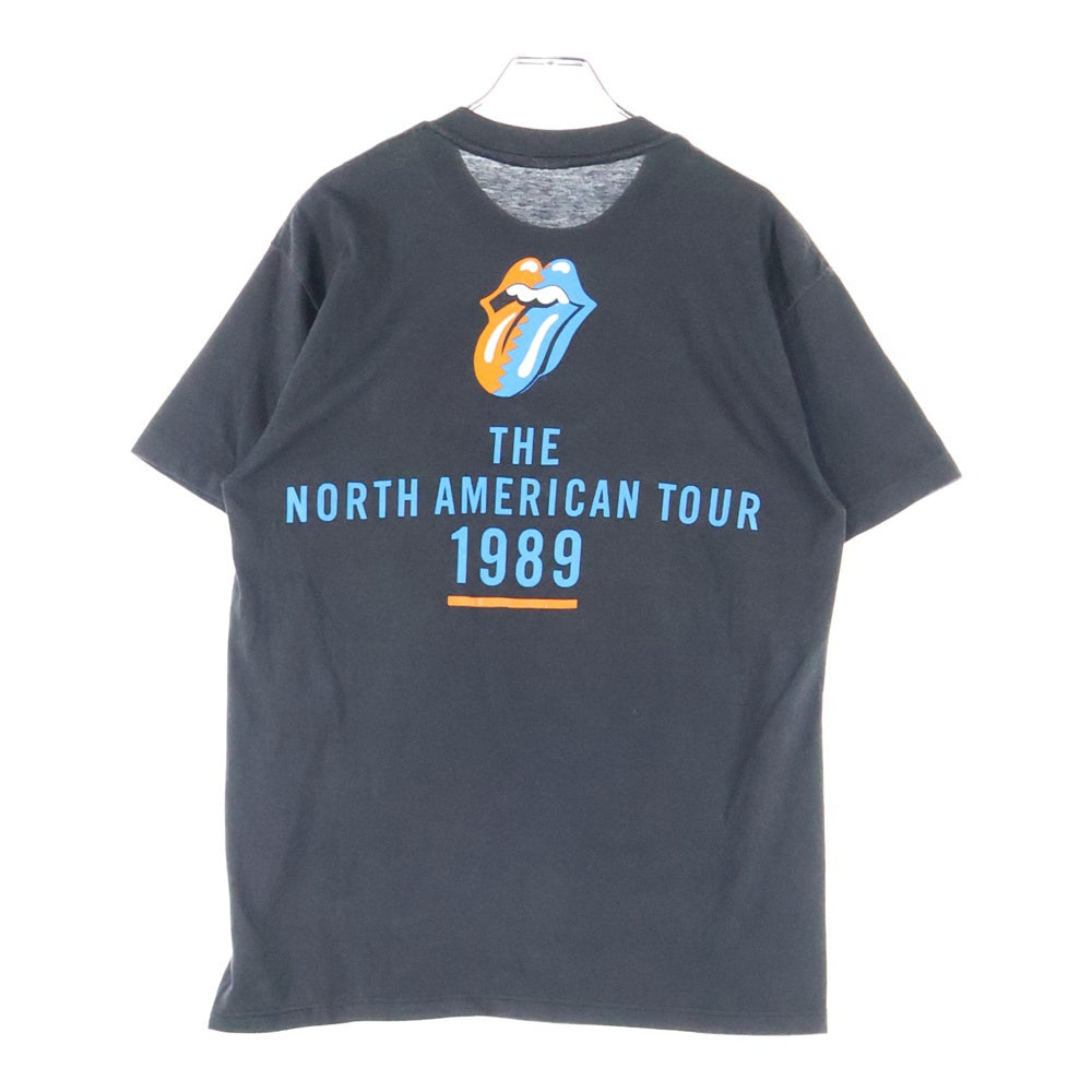 VINTAGE(ヴィンテージ) 80S VINTAGE ROLLING STONES NORTH AMERICAN TOUR プリント 半袖Tシャツ カットソー ブラック