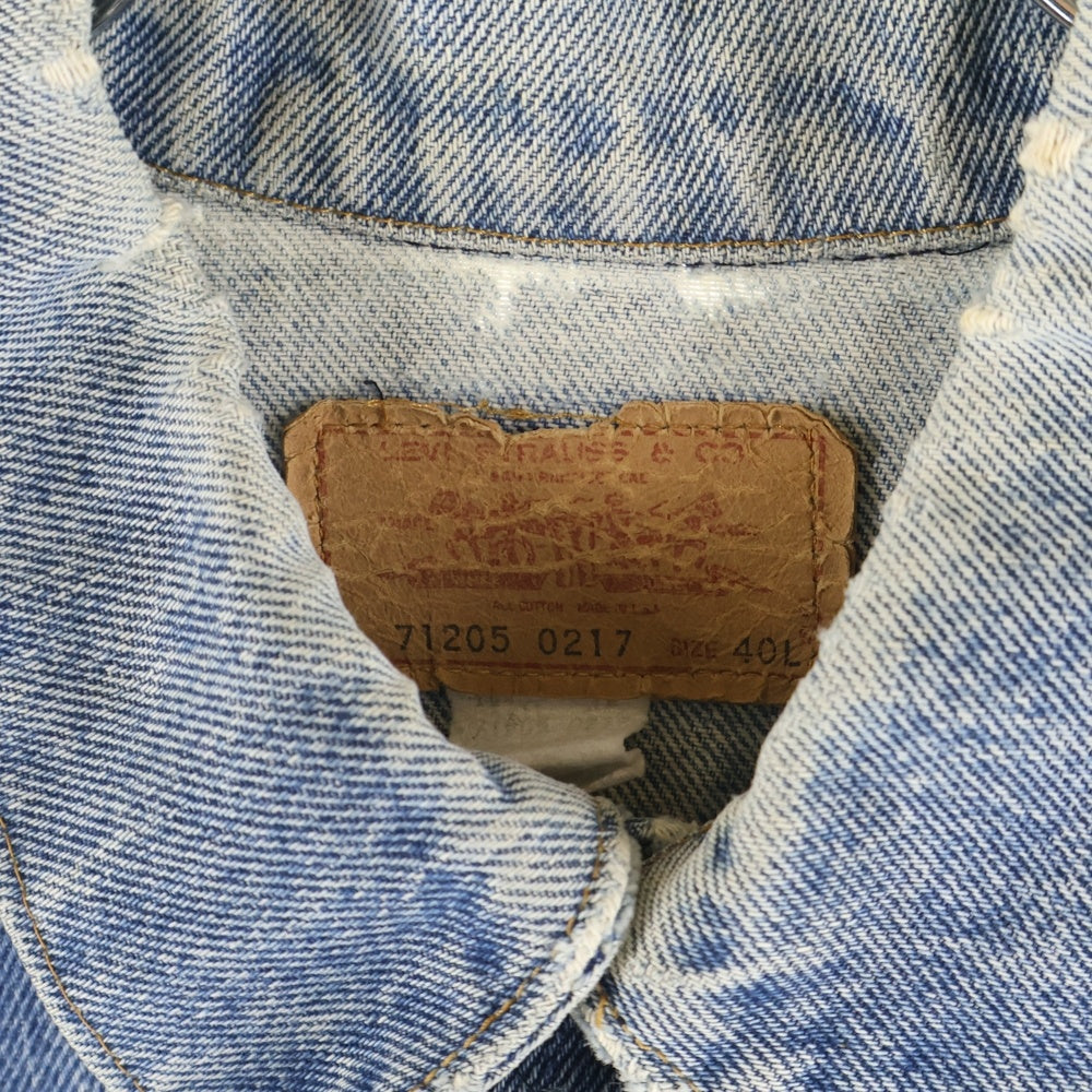 Levi's(リーバイス) 70s VINTAGE 71205 スモールe デニムトラッカージャケット インディゴ