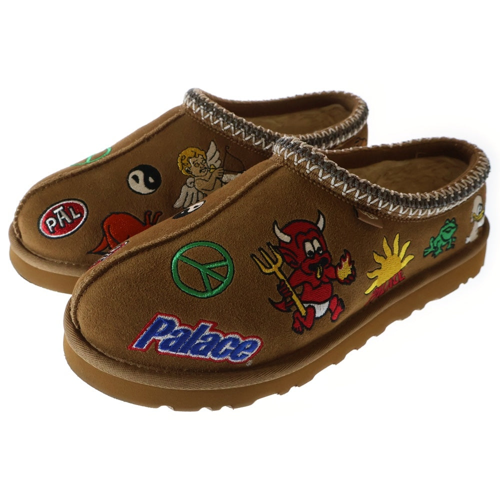 UGG(アグ) ×PALACE Tasman Slipper ×パレス タスマンスリッパ ムートンサンダル ブラウン US10/28cm