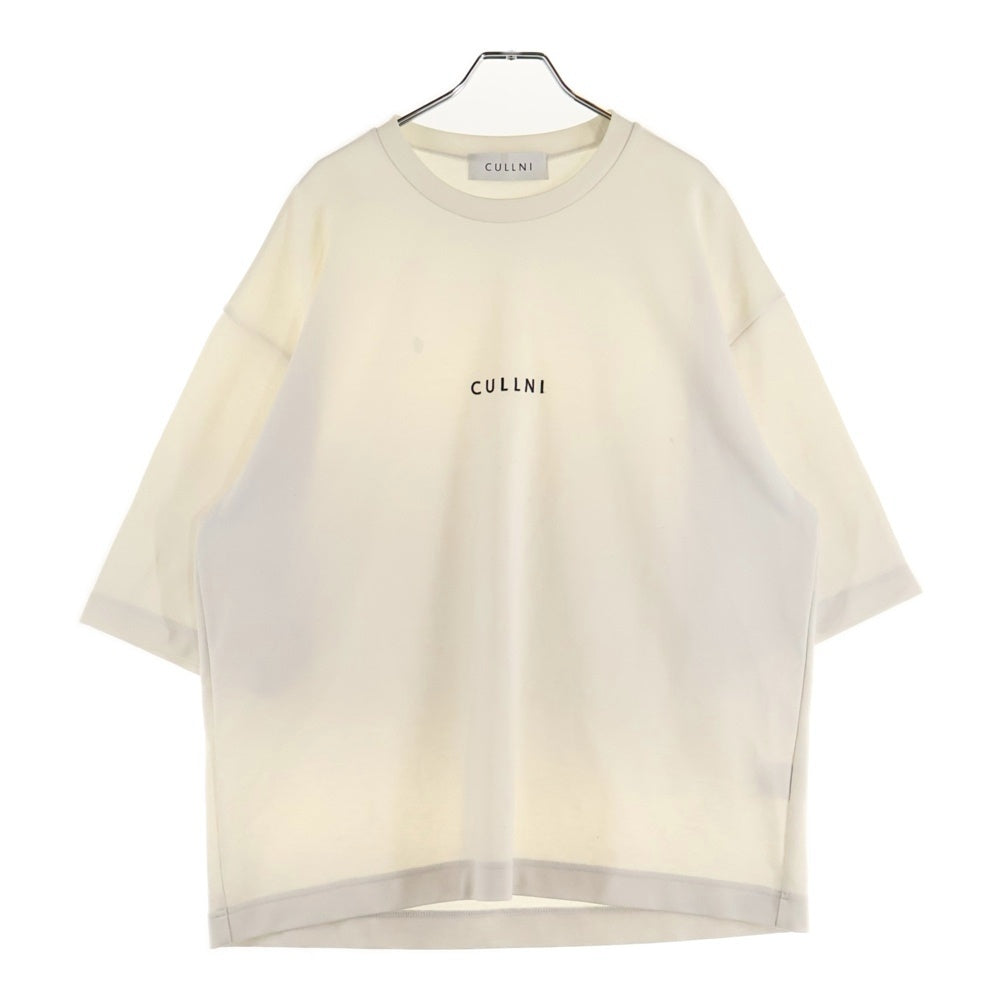CULLNI(クルニ) フロントロゴ 半袖Tシャツ カットソー ホワイト